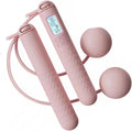 Skipping Rope with Counter,Cordless Jump Rope, Smart Weighted Jump Rope for Women, Adjustable Digital Timer & Calorie Burned Counting Jump Ropes for Fitness,Sport