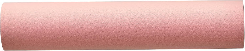 1/4 Inch Thick TPE Exercise Yoga Mat with Carrying Strap